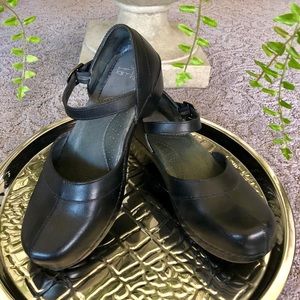 Dansko Black Mary Janes clogs